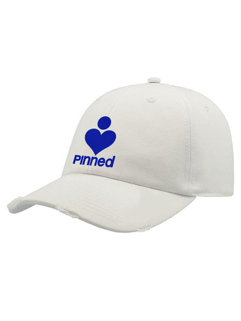 Cap PiNNED Blauer Samt Destroyed